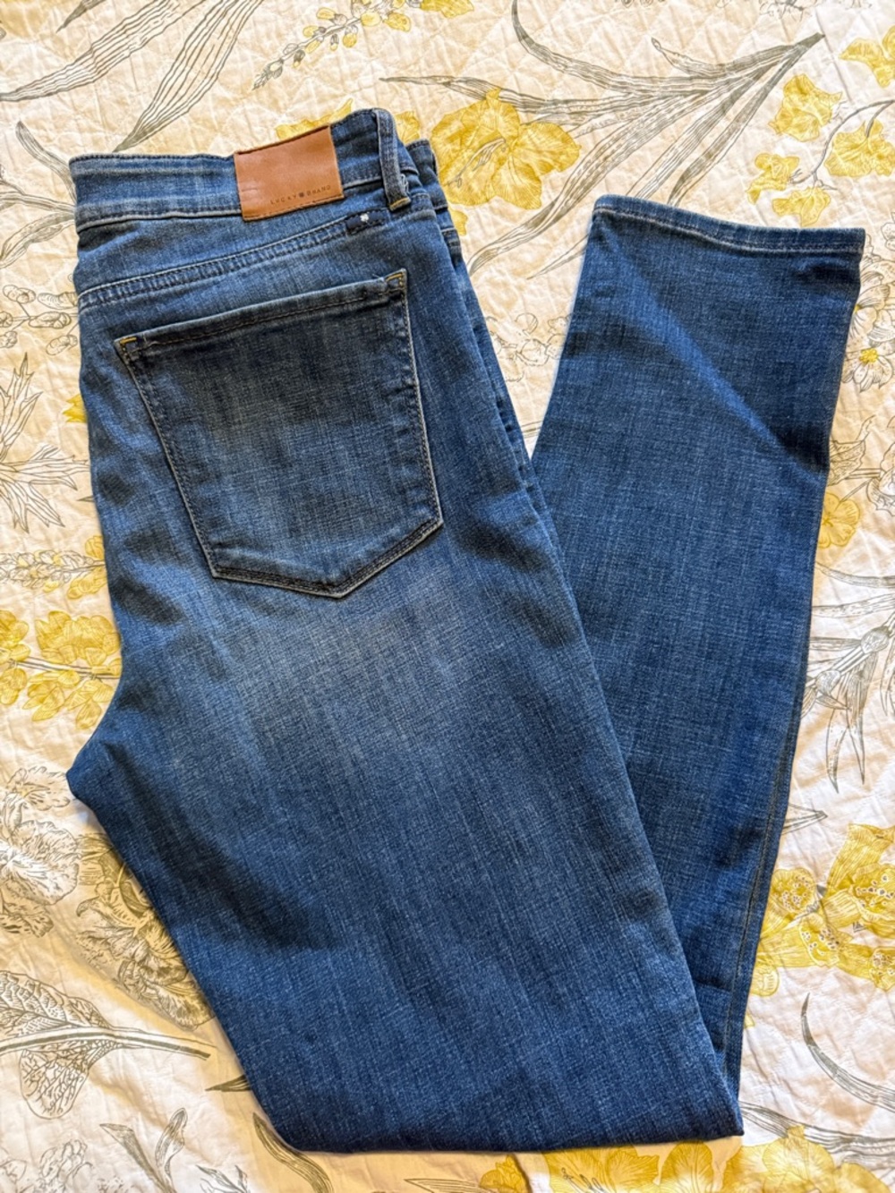 Lucky Brand Ava Skinny Jeans - Medium Blue Denim - Picture 5 of 6